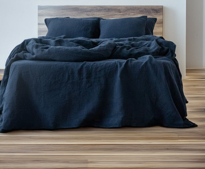 Linen Cotton Duvet Cover Sets-20